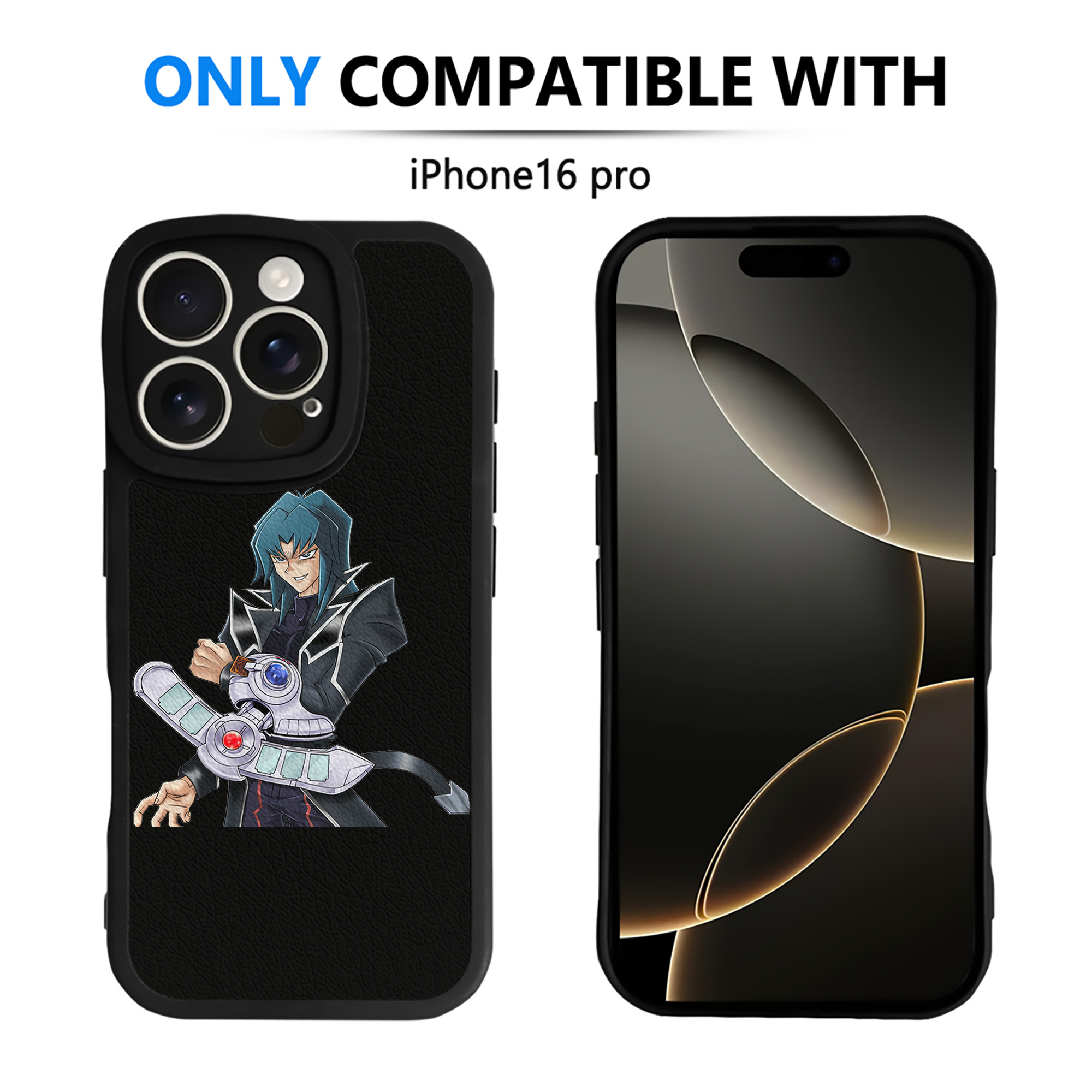 遊☆戯☆王 Yu-Gi-Oh! 【iPhone 16シリーズ対応】シリコンスマホケース（レザー調） 材質：シリコン